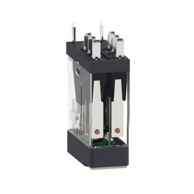 Zelio Relay Przekaźnik interfejsowy z przyciskiem test LED 2C/O 5A 24V AC RXG22B7 SCHNEIDER (RXG22B7)